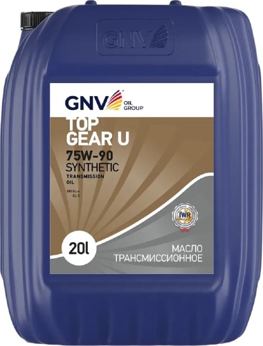 Масло трансмиссионное GNV Top Gear U Synthetic 75W90 GL-4/5 20 л GTG1U72015G45007590020