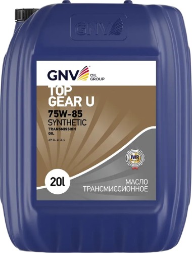 Масло трансмиссионное GNV Top Gear U Synthetic 75W85 GL-4/5 20 л GTG1U72015G45007585020