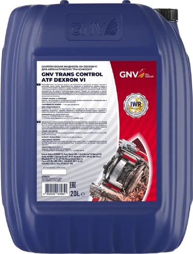 Масло трансмиссионное GNV Trans Control ATF Dexron VI 20 л GTCAVI1111062507410020 - изображение 2