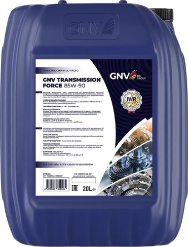 Масло трансмиссионное GNV Transmission Force 85W90 20 л GTF1112202145185900020 - изображение 2