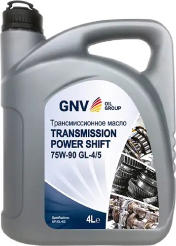 Масло трансмиссионное GNV Transmission Power Gear U 75W80 4 л GTPU107201014517580004