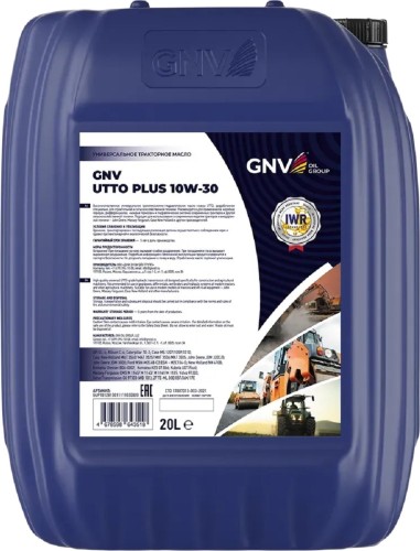 Масло трансмиссионное GNV UTTO Plus 10W30 20 л GUP1012813011111030020 - изображение 2