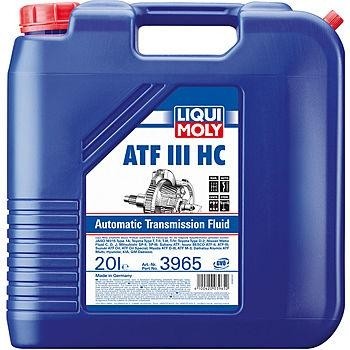 Масло трансмиссионное LIQUI MOLY ATF III HC для АКПП  20 л 3965 3965