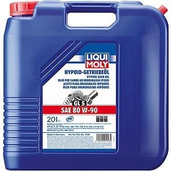 Масло трансмиссионное LIQUI MOLY 80W 90 Hypoid-Getriebeoil GL-5  20 л 1048 1048