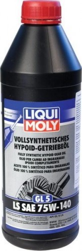 Масло трансмиссионное LIQUI MOLY 75W140 Vollsynthetisches Hypoid-Getriebeoil LS GL-5 1 л 4421/8038 4421/8038