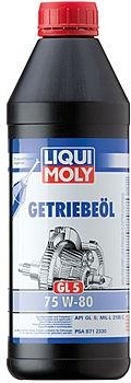 Масло трансмиссионное LIQUI MOLY 75W 80 Getriebeoil GL-5 1 л 7619/3658/20463 3658/7619