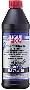 Масло трансмиссионное LIQUI MOLY 75W 90 Vollsynthetisches Getriebeol GL-5  1 л 1950/1414 1414/1950