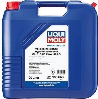 Масло трансмиссионное LIQUI MOLY 75W140 Vollsynthetisches Hypoid-Getriebeoil LS GL-5 20 л 4422 4422