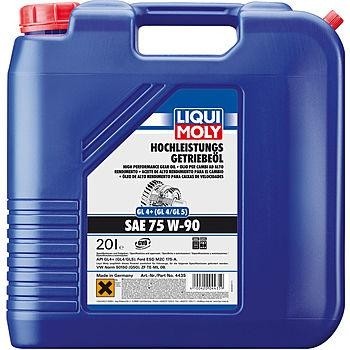 Масло трансмиссионное LIQUI MOLY 75W 90 Hochleistungs-Getriebeoil GL-4/GL-5 20 л 4435 4435