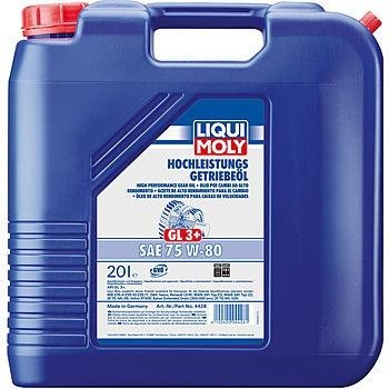 Масло трансмиссионное LIQUI MOLY 75W 80 Hochleistungs-Getriebeoil GL 3+  20 л 4428 4428