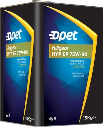 Масло трансмиссионное OPET Fullgear HYP EP 75W90 GL-5 15 л 601216053
