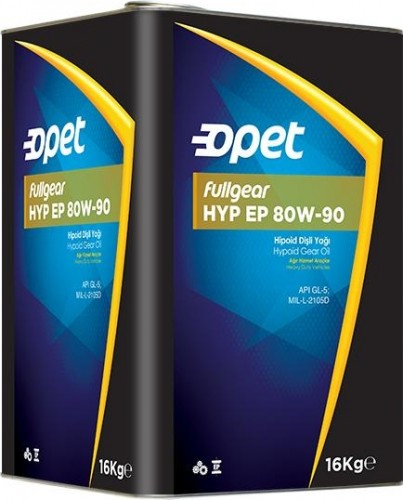 Масло трансмиссионное OPET Fullgear HYP EP 80W90 16 кг минеральное 601216251