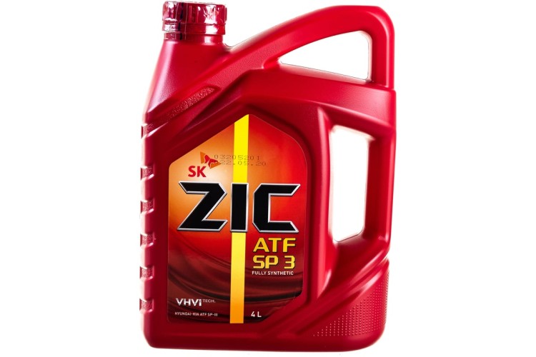Масло трансмиссионное ZIC ATF SP 3  4 л 162627