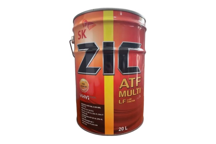Масло трансмиссионное ZIC ATF Multi LF 20 л 192665