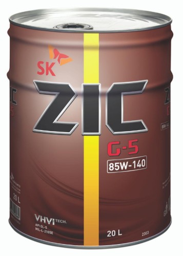 Масло трансмиссионное ZIC G-5 85W140 20 л 192692