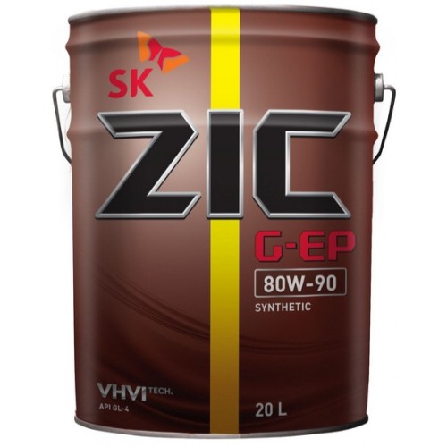 Масло трансмиссионное ZIC G-EP 80W90 20 л 192625