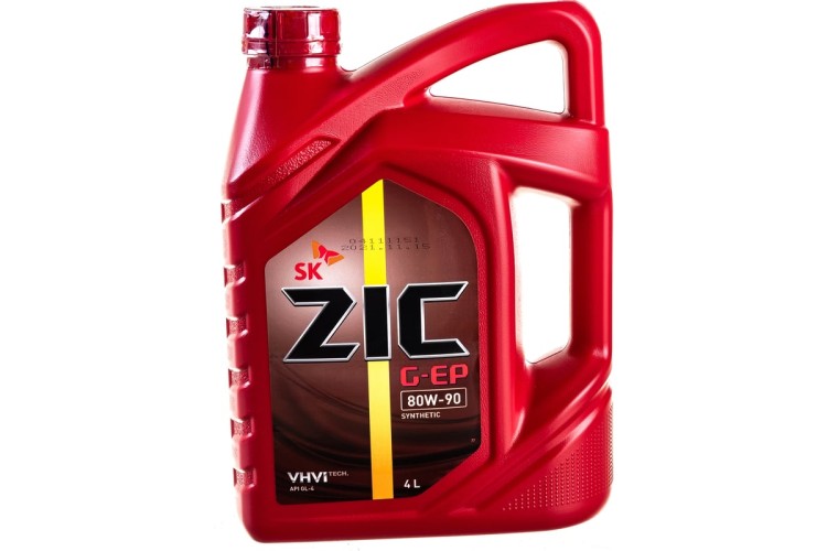Масло трансмиссионное ZIC G-EP 80W90  4 л 162625