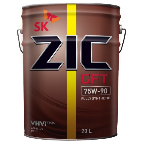 Масло трансмиссионное ZIC GFT 75W90 GL-4/5 20 л 192629