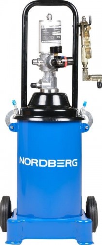 Маслораздаточная установка NORDBERG NO5012 пневматическая для густой смазки с баком 12 л ЦБ-00011974