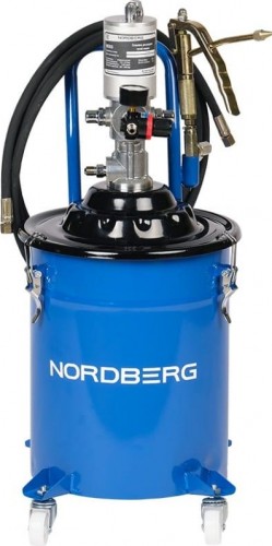 Маслораздаточная установка NORDBERG NO5020 пневматическая для густой смазки с баком 20 л ЦБ-00011975