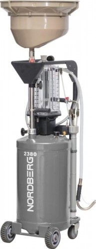 Маслосборная установка NORDBERG 2380G пневматическая, 80 л (серая) ЦБ-0007748