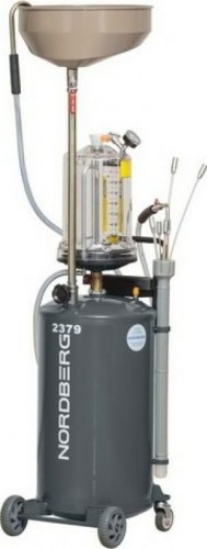 Маслосборная установка NORDBERG 2379G пневматическая, 65 л (серая) ЦБ-0007745