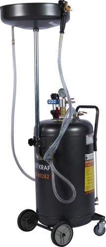 Маслосборная установка WiederKraft WDK-89282 80л c воронкой и откачкой через щуп в0000128348 - изображение 4