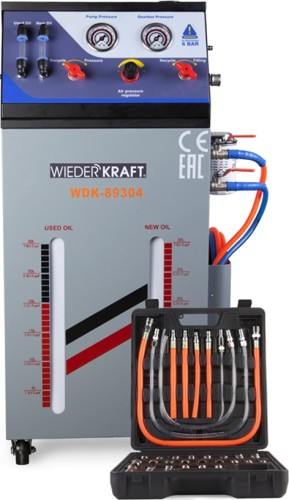 Маслосборная установка WiederKraft WDK-89304 для замены АКПП, пневматическая в0000003631 - изображение 3