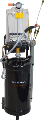 Маслосборная установка WiederKraft WDK-89290 для замены с предкамерой и набором зондов. бак 30л в0000003630