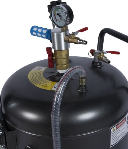 Маслосборная установка WiederKraft WDK-89282 80л c воронкой и откачкой через щуп в0000128348 - изображение 5