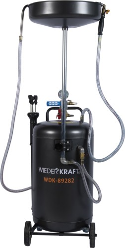 Маслосборная установка WiederKraft WDK-89282 80л c воронкой и откачкой через щуп в0000128348 - изображение 3