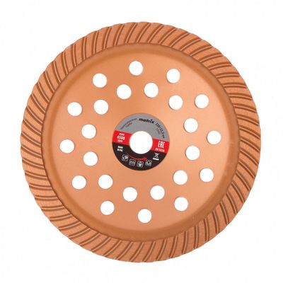 Алмазная двухрядная чашка MATRIX 115 мм - изображение 6