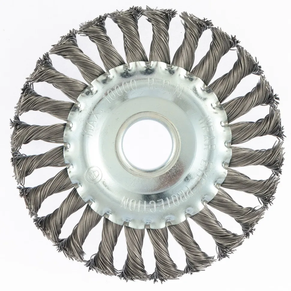 Щетка Matrix для УШМ 125 мм (витая проволока)