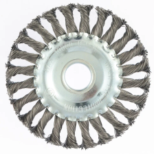 Щетка Matrix для УШМ 125 мм (витая проволока) - изображение 4