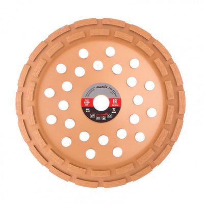 Чашка алмазная MATRIX 150 мм, Двухрядная - изображение 4