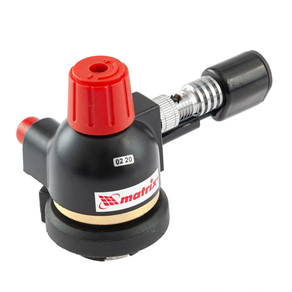 Профессиональная горелка на бутановый баллон, пьезоподжиг Matrix - изображение 3