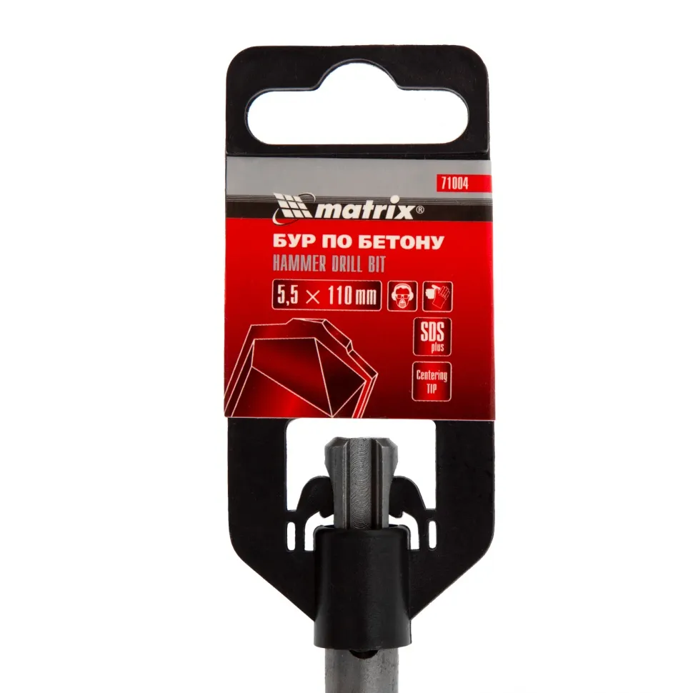 Бур по бетону Matrix 5.5 x 110 мм, SDS Plus Matrix - изображение 6