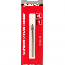 Сверло по керамической плитке MATRIX 6 мм, цилиндрический хвостовик - изображение 4