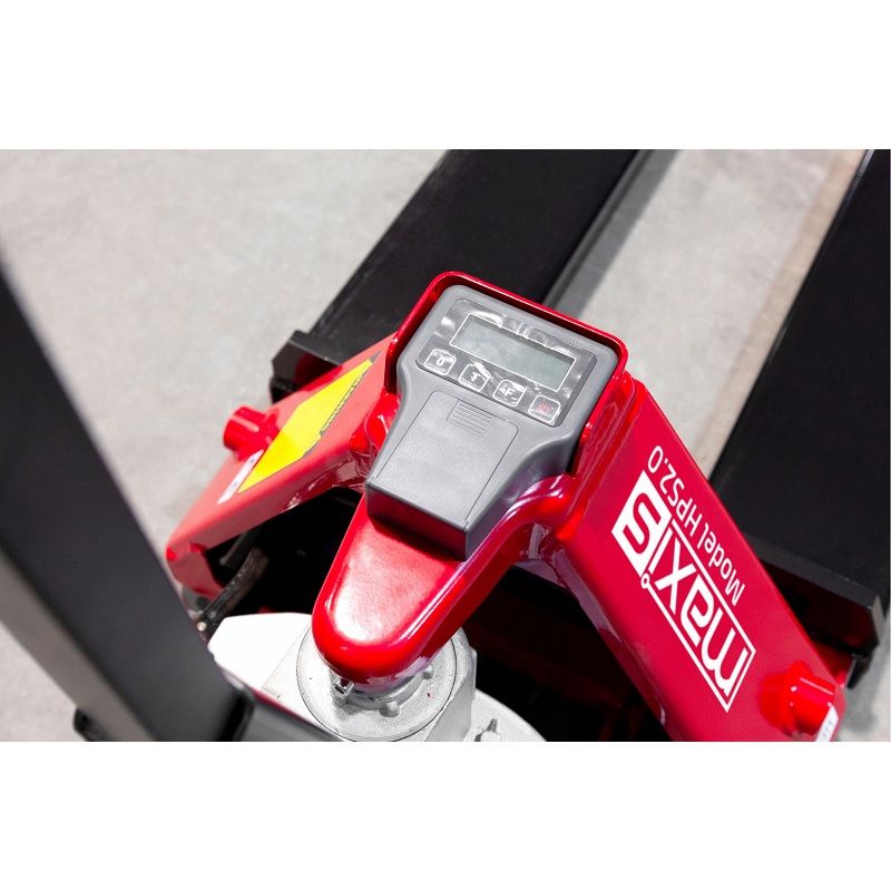 Гидравлическая тележка Maxis HPS 2000 кг с весами - изображение 2