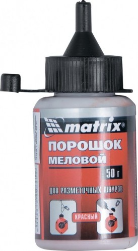 Мел для отбивки MATRIX 84858 115 гр., красный