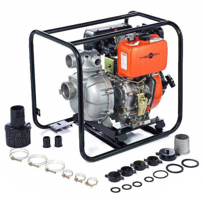 Дизельная мотопомпа Meran MPD301H (высоконапорная) - изображение 9