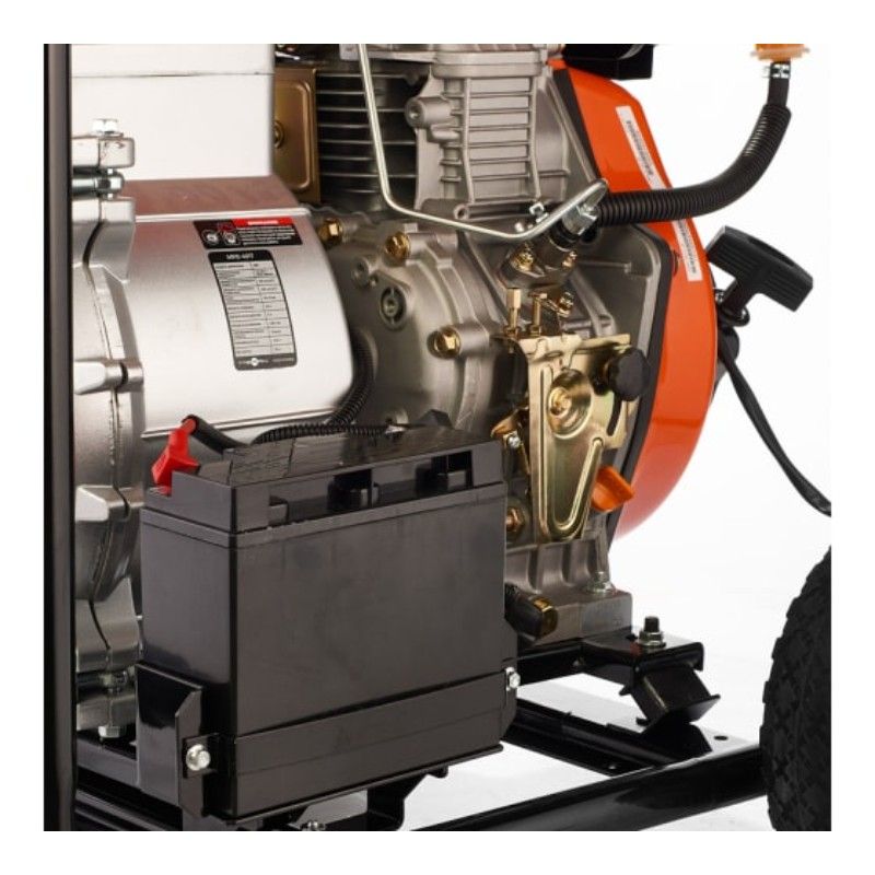 Дизельная мотопомпа для сильно загрязненных вод Meran MPD401T - изображение 2