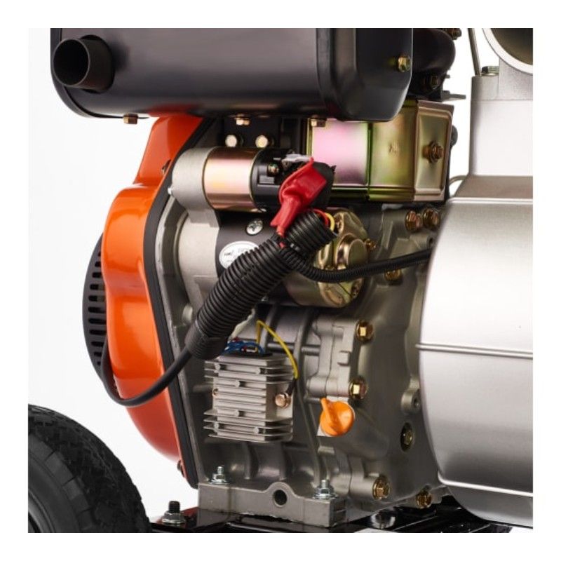 Дизельная мотопомпа для сильно загрязненных вод Meran MPD401T - изображение 3