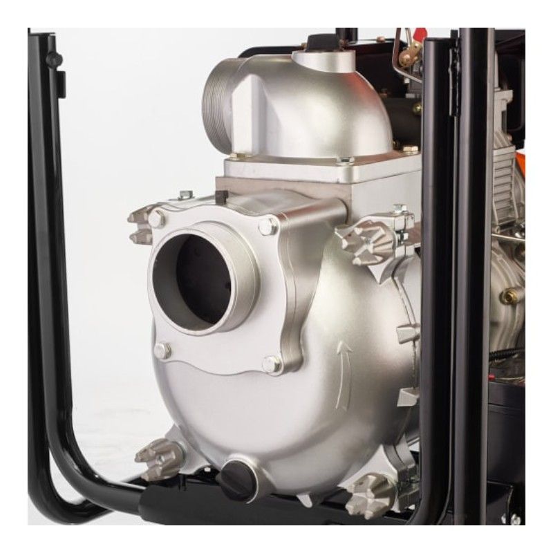 Дизельная мотопомпа для сильно загрязненных вод Meran MPD401T - изображение 4