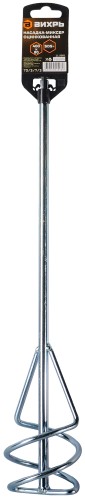 Мешалка ВИХРЬ 400х80 мм SDS оцинкованная 73/3/7/3
