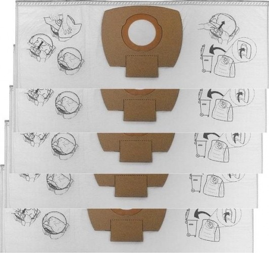 Мешок для пылесоса MAKITA многоразовый VC3012L, VC2512L, VC3011L (5шт) P-84078 P-84078