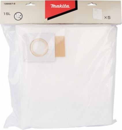 Мешок для пылесоса MAKITA тканевый для DVC860L/DVC864L  (уп.5шт) 195557-5 - изображение 2