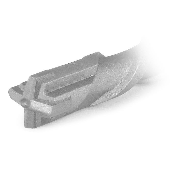 Бур по бетону MESSER 16х260 мм с хвостовиком SDS-Plus (тип +) - изображение 2