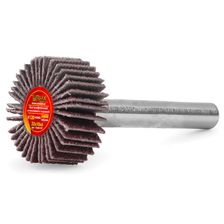 Круг MESSER шлифовальный лепестковый с оправкой (на шпильке) 22х10х6 #120 - изображение 2