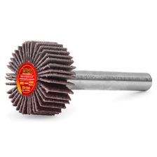 Круг MESSER шлифовальный лепестковый с оправкой (на шпильке) 22х10х6 #80 - изображение 2